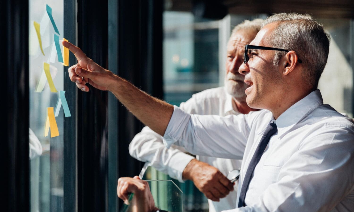 chief process officer and other businessman creating processes