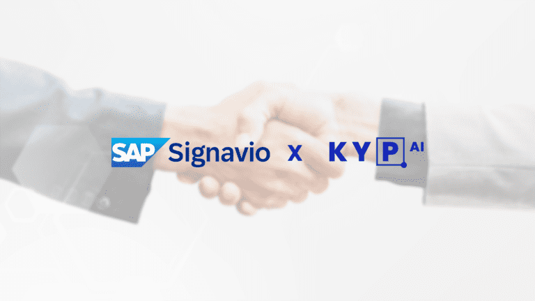 sap signavio kyp ai partnership
