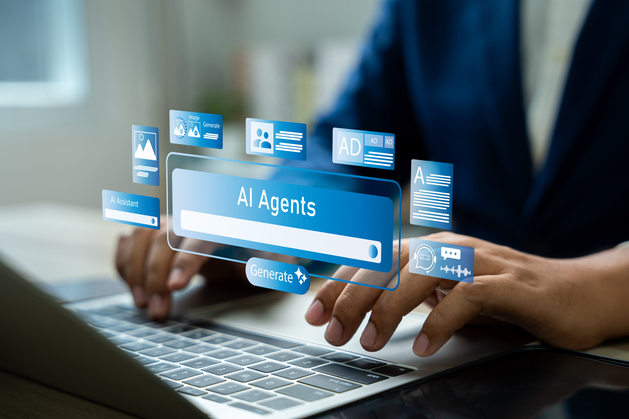 Agentic AI vs. Traditional AI, an executive reading about the difference