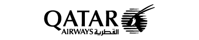 qatar black logo
